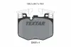 Bremsbelagsatz, Scheibenbremse Vorderachse TEXTAR 2242501