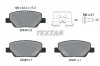 Bremsbelagsatz, Scheibenbremse Hinterachse TEXTAR 2244901