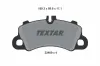 Bremsbelagsatz, Scheibenbremse Vorderachse TEXTAR 2246901