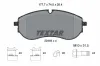 Bremsbelagsatz, Scheibenbremse Vorderachse TEXTAR 2249301