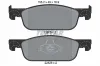 Bremsbelagsatz, Scheibenbremse Vorderachse TEXTAR 2252501