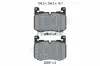 Bremsbelagsatz, Scheibenbremse Vorderachse TEXTAR 2265101