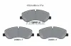 Bremsbelagsatz, Scheibenbremse Vorderachse TEXTAR 2289801