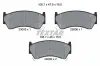 Bremsbelagsatz, Scheibenbremse Vorderachse TEXTAR 2300501