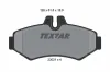 Bremsbelagsatz, Scheibenbremse Hinterachse TEXTAR 2302101