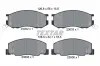 Bremsbelagsatz, Scheibenbremse Vorderachse TEXTAR 2303201