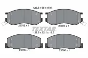Bremsbelagsatz, Scheibenbremse Vorderachse TEXTAR 2303201