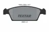 Bremsbelagsatz, Scheibenbremse Vorderachse TEXTAR 2306101