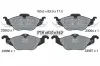 Bremsbelagsatz, Scheibenbremse Vorderachse TEXTAR 2306302