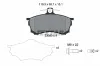 Bremsbelagsatz, Scheibenbremse Vorderachse TEXTAR 2308001