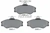 Bremsbelagsatz, Scheibenbremse Vorderachse TEXTAR 2308101