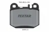 Bremsbelagsatz, Scheibenbremse Hinterachse TEXTAR 2315702