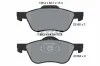 Bremsbelagsatz, Scheibenbremse Vorderachse TEXTAR 2316001