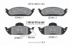 Bremsbelagsatz, Scheibenbremse Vorderachse TEXTAR 2319303