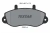 Bremsbelagsatz, Scheibenbremse Vorderachse TEXTAR 2330201