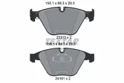 Bremsbelagsatz, Scheibenbremse Vorderachse TEXTAR 2331303