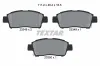 Bremsbelagsatz, Scheibenbremse Vorderachse TEXTAR 2334803