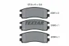Bremsbelagsatz, Scheibenbremse Hinterachse TEXTAR 2336101