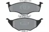 Bremsbelagsatz, Scheibenbremse Vorderachse TEXTAR 2339402
