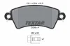 Bremsbelagsatz, Scheibenbremse Vorderachse TEXTAR 2339602