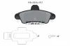 Bremsbelagsatz, Scheibenbremse Hinterachse TEXTAR 2341007