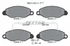 Bremsbelagsatz, Scheibenbremse Vorderachse TEXTAR 2343501