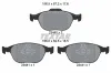 Bremsbelagsatz, Scheibenbremse Vorderachse TEXTAR 2344004