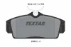 Bremsbelagsatz, Scheibenbremse Vorderachse TEXTAR 2346302