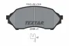 Bremsbelagsatz, Scheibenbremse Vorderachse TEXTAR 2349002