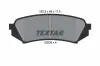 Bremsbelagsatz, Scheibenbremse Hinterachse TEXTAR 2353902