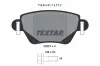 Bremsbelagsatz, Scheibenbremse Hinterachse TEXTAR 2355701