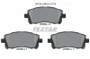 Bremsbelagsatz, Scheibenbremse Vorderachse TEXTAR 2355802