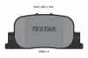 Bremsbelagsatz, Scheibenbremse Hinterachse TEXTAR 2359201