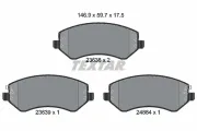 Bremsbelagsatz, Scheibenbremse Vorderachse TEXTAR 2363801
