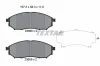 Bremsbelagsatz, Scheibenbremse Vorderachse TEXTAR 2369803