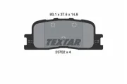 Bremsbelagsatz, Scheibenbremse Hinterachse TEXTAR 2370205