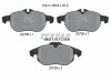Bremsbelagsatz, Scheibenbremse Vorderachse TEXTAR 2373807