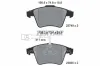 Bremsbelagsatz, Scheibenbremse Vorderachse TEXTAR 2374901