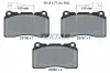 Bremsbelagsatz, Scheibenbremse Vorderachse TEXTAR 2375603