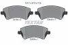 Bremsbelagsatz, Scheibenbremse Vorderachse TEXTAR 2376601