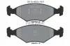 Bremsbelagsatz, Scheibenbremse Vorderachse TEXTAR 2377501