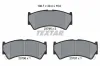 Bremsbelagsatz, Scheibenbremse Vorderachse TEXTAR 2379501