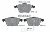 Bremsbelagsatz, Scheibenbremse Vorderachse TEXTAR 2380101