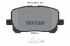 Bremsbelagsatz, Scheibenbremse Vorderachse TEXTAR 2383601