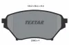 Bremsbelagsatz, Scheibenbremse Vorderachse TEXTAR 2386301