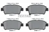 Bremsbelagsatz, Scheibenbremse Vorderachse TEXTAR 2390401