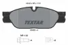 Bremsbelagsatz, Scheibenbremse Vorderachse TEXTAR 2390801