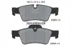 Bremsbelagsatz, Scheibenbremse Hinterachse TEXTAR 2392381