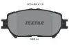 Bremsbelagsatz, Scheibenbremse Vorderachse TEXTAR 2392801
