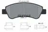 Bremsbelagsatz, Scheibenbremse Vorderachse TEXTAR 2395401